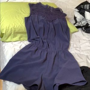 Navy romper